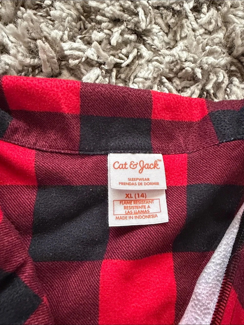 Girls Flannel PJs (XL 14)